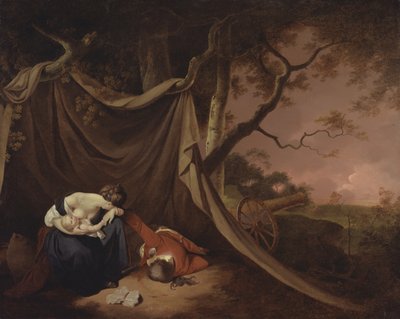 Il soldato morto da Joseph Wright of Derby